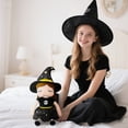 thumbnail image 4 of QLUEWX 13 Inch Halloween Plush Dolls, Witch & Pumpkin Girl Stuffed Animal Rag Dolls, Soft Cute Plush Toys for Toddler Kids Girls, Halloween Party Decor Birthday Gift, 4 of 5
