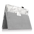 thumbnail image 7 of Fintie iPad 2/ iPad 3/ iPad 4 Gen Folio Case - PU Leather Cover with Auto Wake/ Sleep Feature, Marble White, 7 of 7
