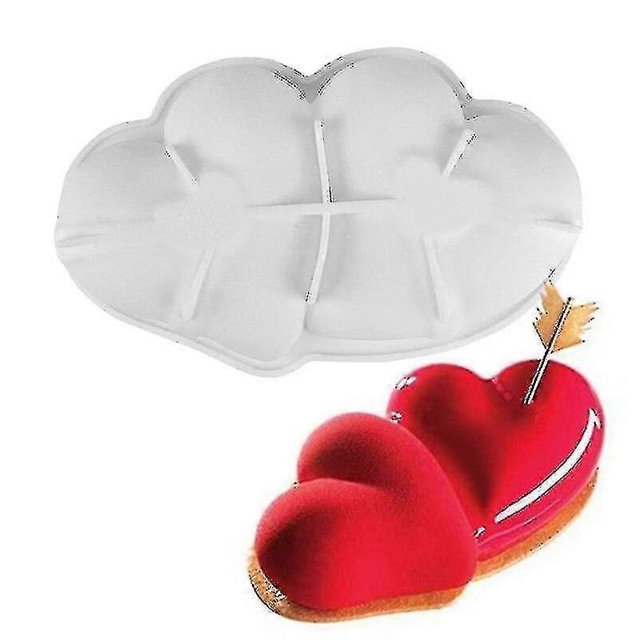 Silicone Molds Heart Shape Cake Decorating Toos Cake Mold Ice Cream Mousse Baking Cake Molds