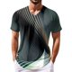 thumbnail image 1 of Summer New Men's Popular T-shirt Printed V-neck Short Sleeved T-shirtS, 1 of 5