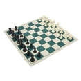 thumbnail image 2 of Tablero de ajedrez plegable portátil, juego de ajedrez, juegos de mesa educativos de viaje para niños, 2 of 10