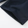 thumbnail image 6 of LIIPEE Girls Boys Dress Shorts Solid Color Stretch Button Uniform Shorts With Pockets Boys Classic Fishing Shorts,Navy,15-16 Years, 6 of 9
