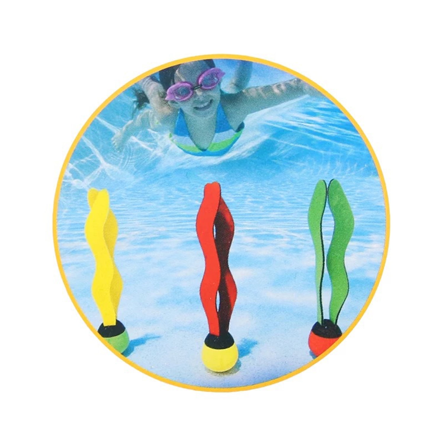 Details about   22Pcs Diving Toys Underwater Sinking Swimming Pool Kid Summer Ring Ball Fish Rod 