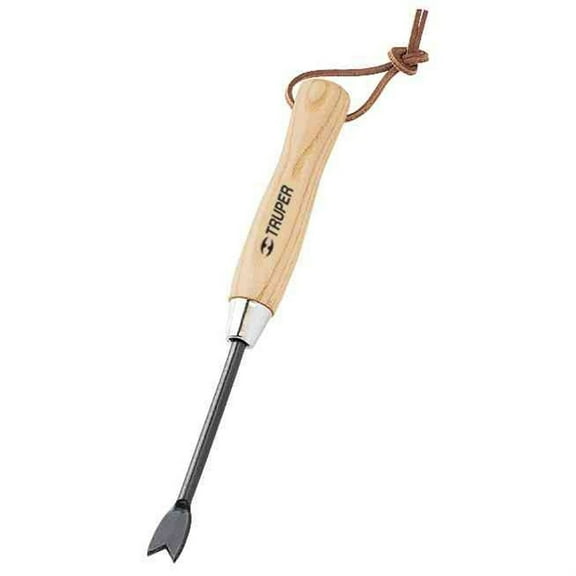Truper Floral Garden Hand Tool Weedier Ash Handle, 6-Inch