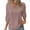 Pink, variant on WRXMIJNHGSA Women's Classic-Fit 3/4 Sleeve Women Summer Lace V Neck Plain Lace Elegant Shirt Fashion Solid Color Elegant Blouse 3/4 Length Sleeve Plus Size Scrub Tops Tees Slim Fit Blouses Tops
