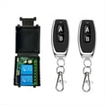 thumbnail image 1 of Mando A Distancia de 433 MHz, 6 V CC - 30 V, 2 Canales, Receptor de Relé con Control Remoto para Control de Luz de Puerta de Garaje., 1 of 5