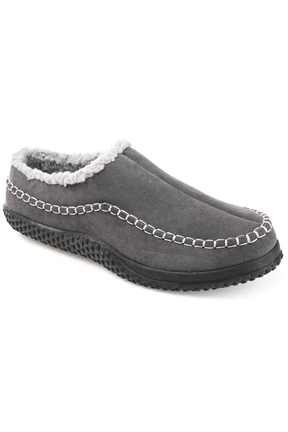 Vance Mens Godwin Shearling Slip-on Clog Slipper