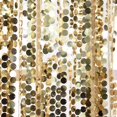 thumbnail image 6 of Efavormart 2 Panels Champagne Big Payette Sequin Room Darkening Window Treatment Panel Drapes With Rod Pockets 52"Wx64"L, 6 of 7