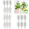 thumbnail image 2 of 6Pcs Indoor Plant Trellis Plastic Wire Garden Trellis Small Climbing Trellis for Garden Potted Climbing Plant Houseplant, 2 of 13