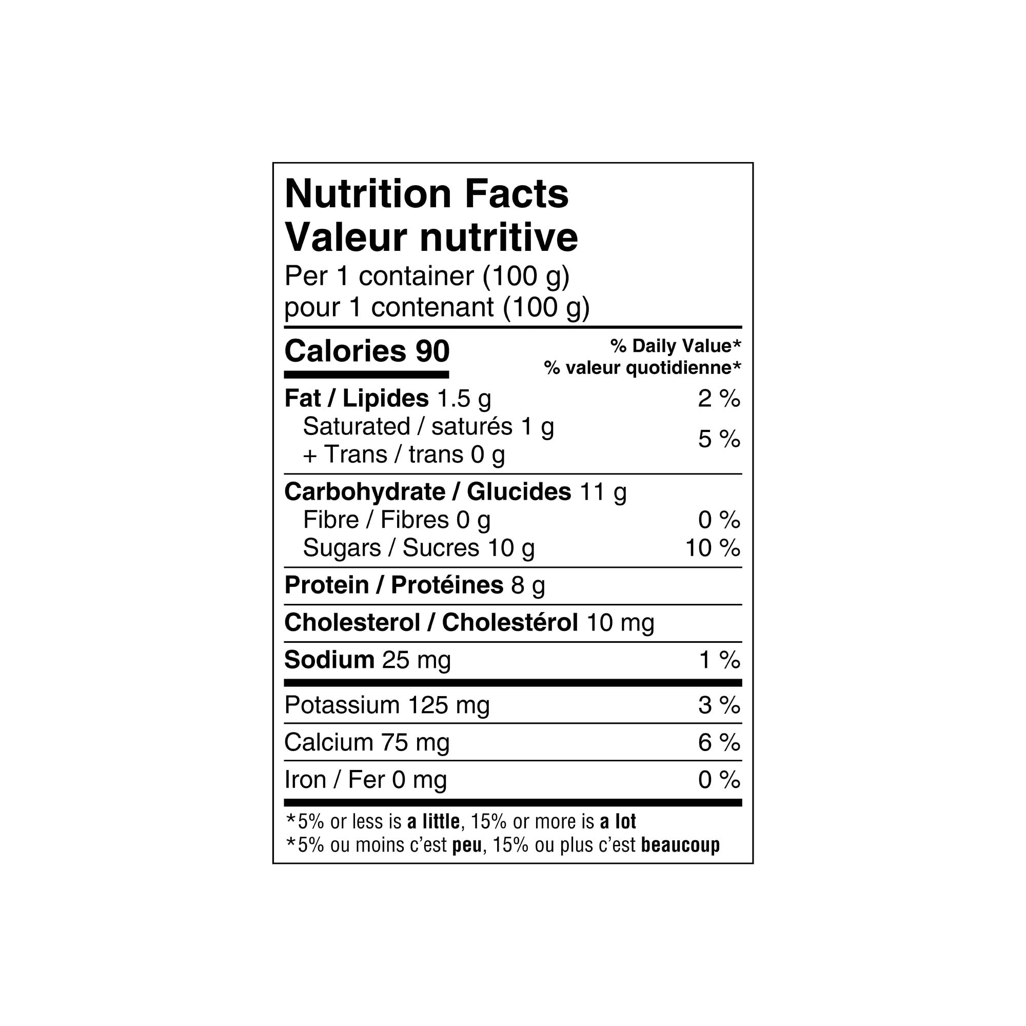 Oikos Greek Yogurt, Strawberry, Blended, 2% M.F., 4 x 100 g