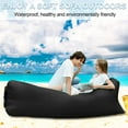 thumbnail image 3 of Inflatable Air Sofa With Carry Bag Portable Beach Inflatable Cha, 3 of 5