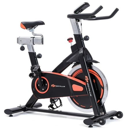 - GHP Home/Outdoor Heavy Duty Solid Flywheel Exercise Training Bike w LCD Display