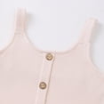 thumbnail image 4 of CAUYDY Baby Girl Summer Clothes Set 0 6 12 18 24 Months 2T 3T Print Short Sleeve Crew Neck T-Shirts and Elastic Waist Shorts 2Pcs Outfits For 1t 2t 3t 4t 5t 6t (Sizes 12-18 Months,D01-Beige), 4 of 5