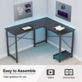 thumbnail image 2 of L Shaped Gaming Desk,Gray, 2 of 6
