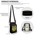 thumbnail image 6 of HELLHERO Clover Luck Crossbody Sling Bag Polyester Adjustable Strap Shoulder Bags for Outdoor Travel, 6 of 7