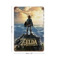 thumbnail image 2 of Vintage Tin Signs The Legend of Zelda Retro Metal Sign Retro Garage Poster Bar Wall Sign Vintage Pub Sign Home Wall Decor 8x12 Inch, 2 of 7