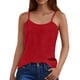 thumbnail image 1 of Top sin tirantes holgado con tirantes de seda helada de color liso y espalda arrugada para mujer - Poliéster suave, transpirable y ligero, tallas S-XXL, perfecto para primavera/verano, 1 of 5