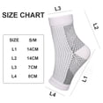 thumbnail image 2 of 4 pares de calcetines de compresión para aliviar el dolor, calcetines de compresión para fitness, calcetines elásticos para ciclismo, tobilleras para fascitis plantar, manga para aliviar el, 2 of 5