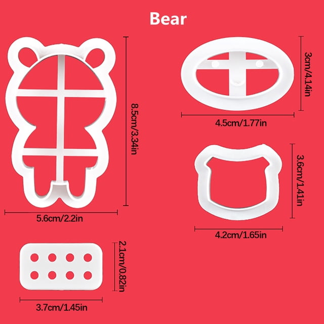 TIMIFIS Cookie Mold Three-Dimensional Biscuits DIY Biscuits Plastic Baking Kitchen Gadgets
