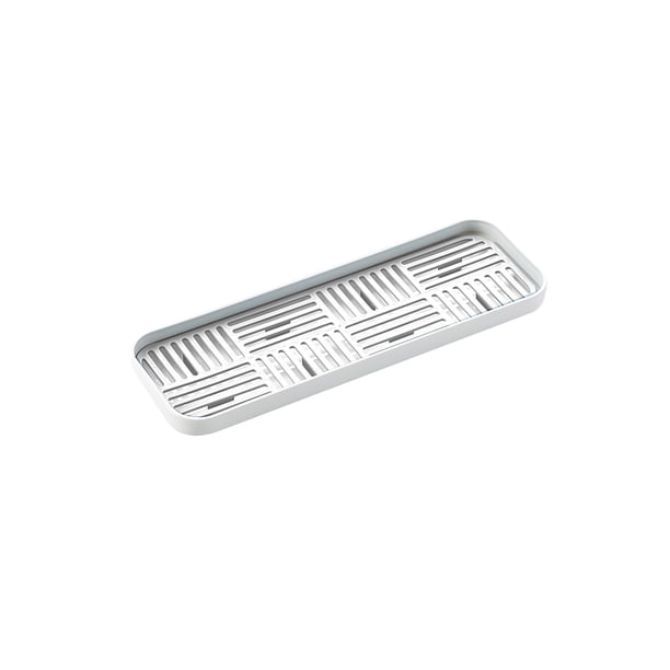 Soporte de Esponja para Fregadero de Cocina Estante de Tela de Drenaje de Cocina, Estante de Drenaje de Fregadero de Esponja Doméstica Doble, Taza de Encimera de Fregadero, Tazas de Estante de Bandeja