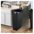 thumbnail image 4 of 23 Gallon Trash Can - Slim Black Kitchen Garbage Bin - Tall, Space Saving, Durable Plastic - Indoor Home, Office, Classroom Use, 4 of 5
