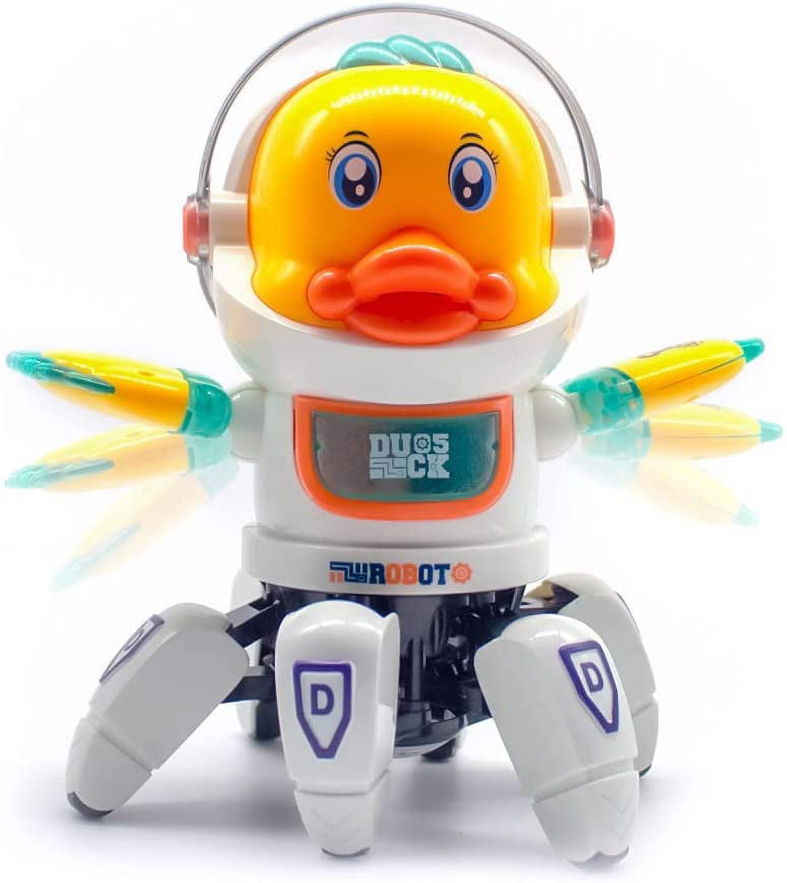 Pato Bailarín Eléctrico Con Luces LED Y Música – Juguete Interactivo Para Bebés, Gateador, Regalo Divertido