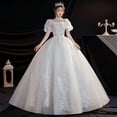 thumbnail image 6 of Wedding dress with train, simple princess style, 6 of 6