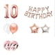 thumbnail image 5 of KAKOWELY 1 juego de globos de cumpleaños con letras y números, globos de aluminio, látex y lentejuelas (10 años), 5 of 5