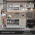 thumbnail image 4 of Cocina Integral Completa Modular Madesa Agata 260cm BC 02, 4 of 5