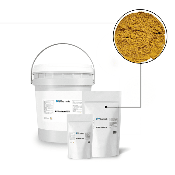 DIYChemicals EDTA Iron 13% - 2 Pounds (2lbs)