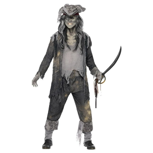 Smiffys Mens Deluxe Ghost Ship Ghoul Costume