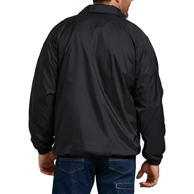 Dickies Men s 76242 Snap Front Windbreaker Water Resistant Jacket Walmart