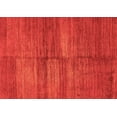 thumbnail image 1 of Ahgly Company Indoor Rectangle Abstract Orange Modern Area Rugs, 5' x 7', 1 of 4