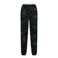 thumbnail image 5 of Plcasen Women Halloween Spider‑Web Print Drawstring Jogger Pants, Loose Casual Pants With Pockets, 5 of 5