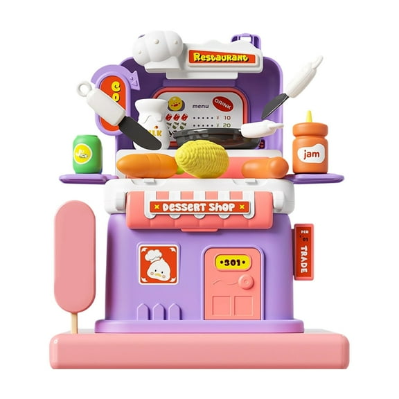 FastXams Kids Pretend Toys Playset for Ages 3-6 4-8, Toddler Playhouses Toy Accessories, Simulated Pretend Play Toys for Toddlers 3-5 Boys Girls 6-12