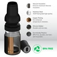 thumbnail image 5 of Asobu Frosty Beer 2 Go Vacuum Insulated Double Walled Stainless Steel Beer Bottle and Can Cooler with Beer Opener (Midnight Black), 5 of 9