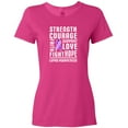 thumbnail image 3 of Inktastic Lupus Awareness Strength Support Courage Women's T-Shirt, 3 of 5