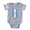 Heather Gray, variant on CafePress - Argentina_S - Cute Infant Baby Football Bodysuit