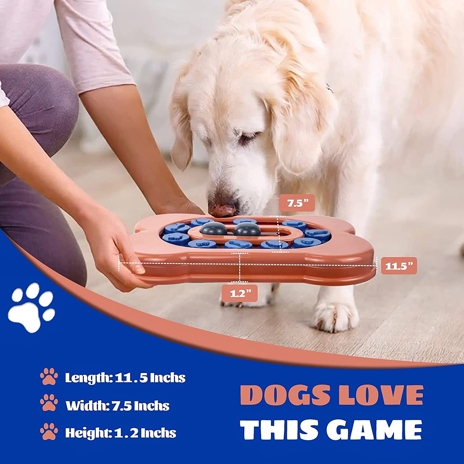 Dog Puzzles Toys for Smart Large Dogs IBAOLEA Hard Interactive Enrichment Dog Toys for Treat Dispensing Slow Feeding Mental Stimulation as Gift for Puppy Medium Large Dogs Walmart