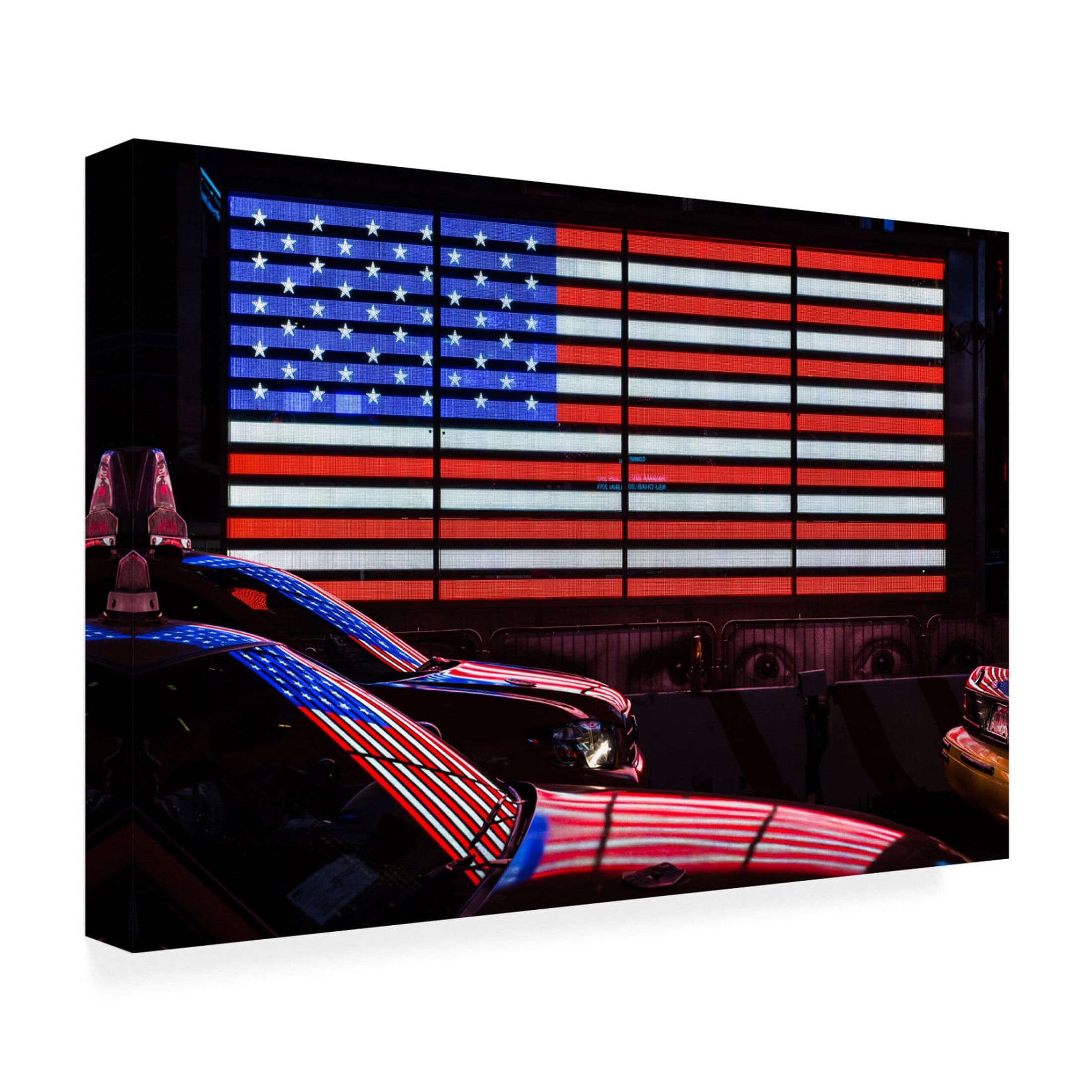 Canvas Wall Art - Herve Loire 'America Is Watching You' Wall Art for Living Room, Bedroom, or Office D?cor by Trademark Fine Art - 47 x 30 Inches
