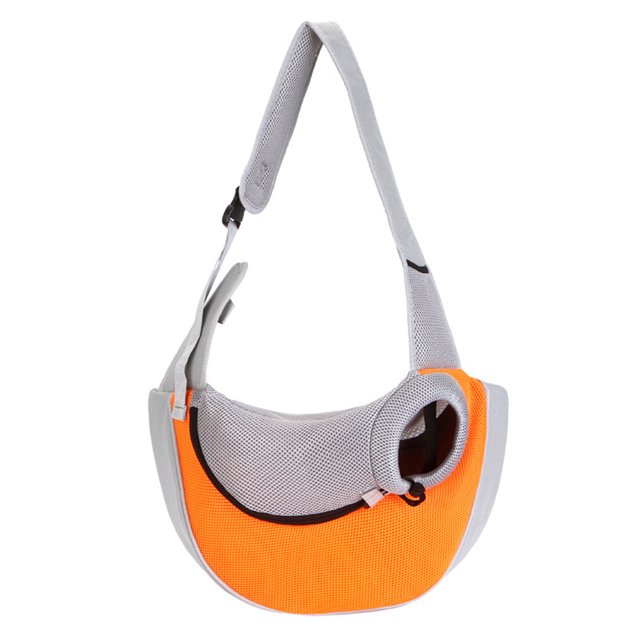 Hugtrwg Transportadora Poliéster para Gatos Transportadora para Productos para Exteriores para (gris Naranja)