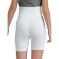 thumbnail image 2 of Doomiva Girls Athletic Swim Shorts Solid Color Shorts Sport Cheer Workout Running White 160, 2 of 5