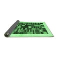 thumbnail image 2 of Ahgly Company Indoor Square Solid Emerald Green Modern Area Rugs, 6' Square, 2 of 4