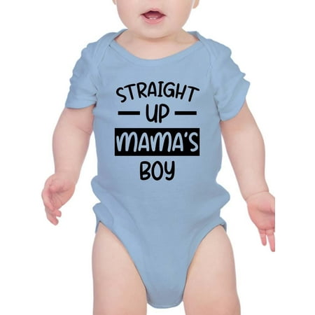 

Straight Up Mama s Boy Bodysuit Infant -Smartprints Designs 12 Months