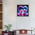 thumbnail image 2 of (HQ463) Resina Diamante Serie Gatito Amor Amor 30*30CM, 2 of 9