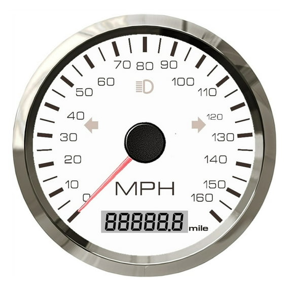 85mm GPS Speedometer 0-160MPH With Turning Light Speed Gauge For Marine Boat Car Motorcycle Accessories ,Wide Application