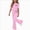A278-Light Pink, variant on Girls Tracksuit Kids Cute Bow Print Short Sleeve T Shirts And Flared Trousers Set 2 Piece Outfits Teens School Gym Street Dance Active Wear Casual Sweatsuit 8-9 Years