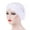 White, variant on Women Hijab Beading Pearl Braid Turban Hat Head Scarf Cancer Chemo Beanies Bandana Headwrap Cap
