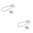 thumbnail image 1 of Billuyoard Stainless Steel Cable Safety Padlock Lockout Lock, 7 Isolation Color Type1, 1 of 1