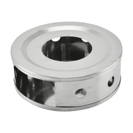 

Stainless Steel Practical Durable With Candle Pad Hollow Carved Teapot Warmer